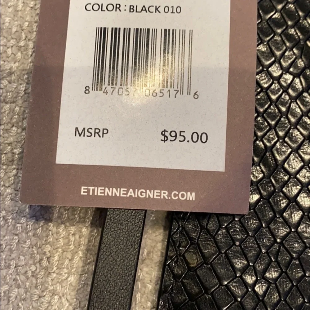 Etienne Aigner leather wristlet - Picture 3 of 8